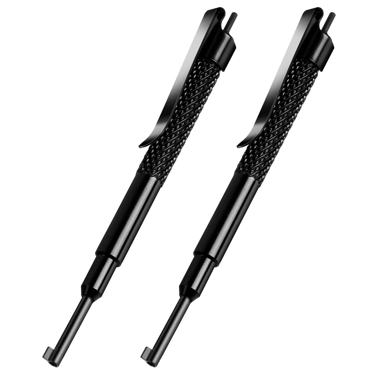 JOTOVO Pocket Handcuff Key 5" Extra Long Cuff Key Strong Polymer Finish, Police Cuff Key with Clip Compatible with Most Hand Cuffs- 2 Pack