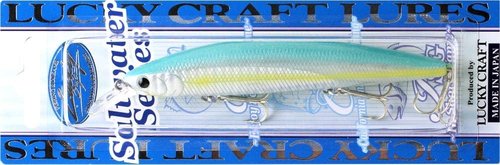 LUCKY CRAFT Surf Pointer 115MR, Saltwater Surf Fishing Lures, Jerkbait, Halibut, Surf Perch, Calico Bass, White Seabass, Striped Bass, Sinking, Fishing Gear, Fishing Accessories, Fishing Tackle