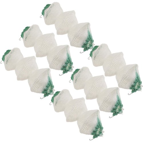 OZXNO Lantern Mantles Insta-Clip 2#95 Mantles 3-Layer Accordion Shape Gas Lamp/Lantern Mantles with 2 Install Clip (6pcs), White