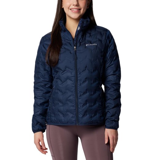 Columbia Women's Delta Ridge II Down Jacket, Collegiate Navy, Medium