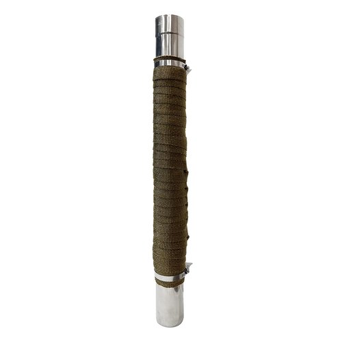 TAISOCA Camping Stove Pipe Wrap Fireproof Chimney Webbing 32.8ft Anti-Scald Stove Pipe Wrap Fireproof Pipe Wrap Protector for Tent (32.8ft)