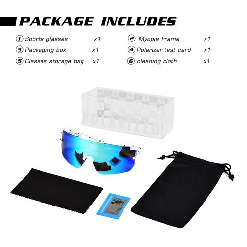 BOWILL Youth Polarized Sunglasses - Sports Eyewear with UV 400 Protection for Boys' & Girls' Baseball, Driving, Fishing, Golf & Running