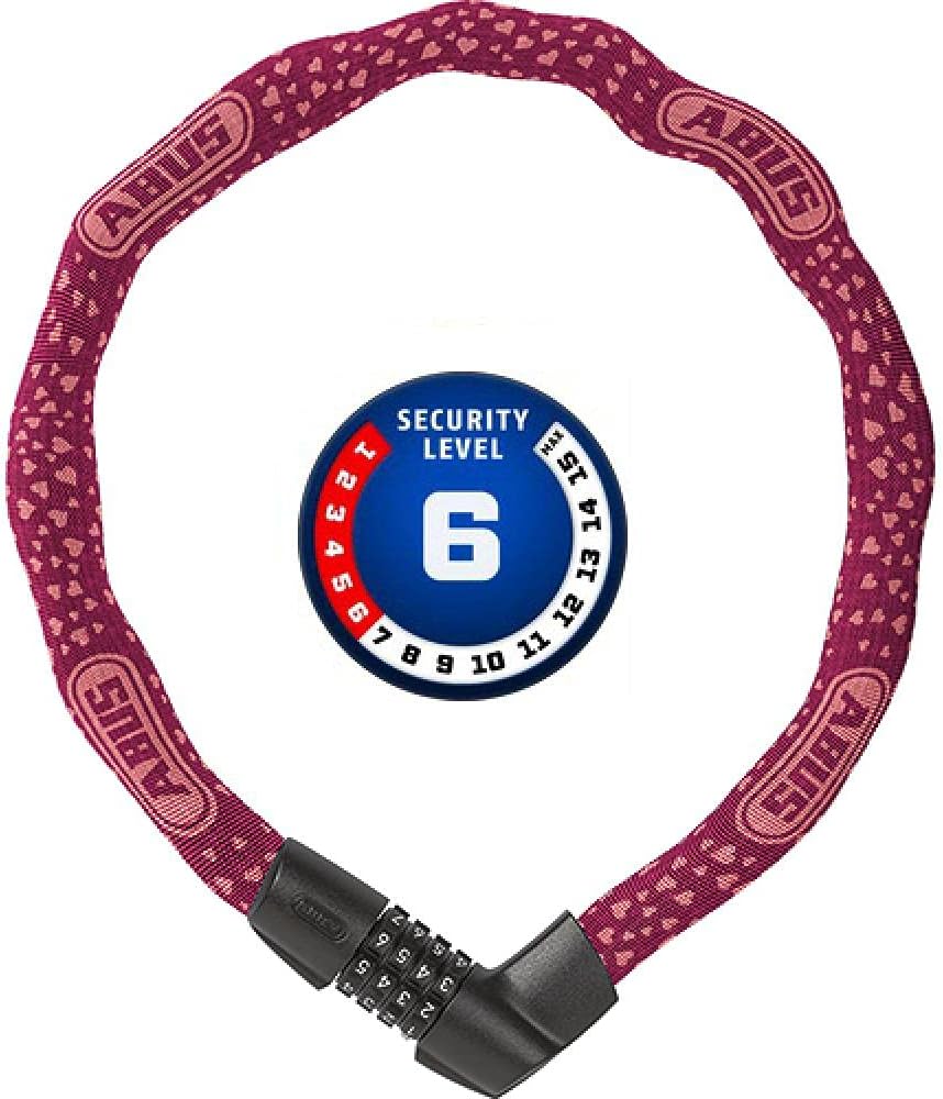 ABUS Chain Lock Tresor 1385, Combination Lock, Made of Hardened Steel, 7 mm Square Chain, ABUS Security Level 7