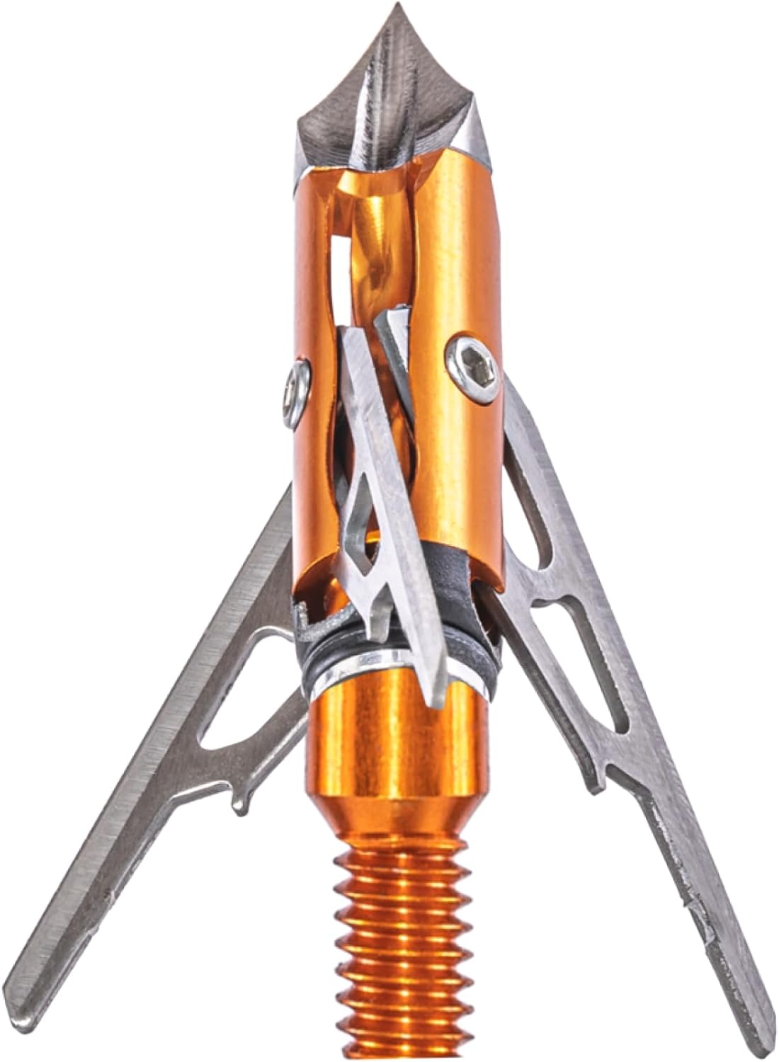 Rage 3 Blade Chisel Tip X Crossbow Broadhead 1.6" Cut, Orange (60200)