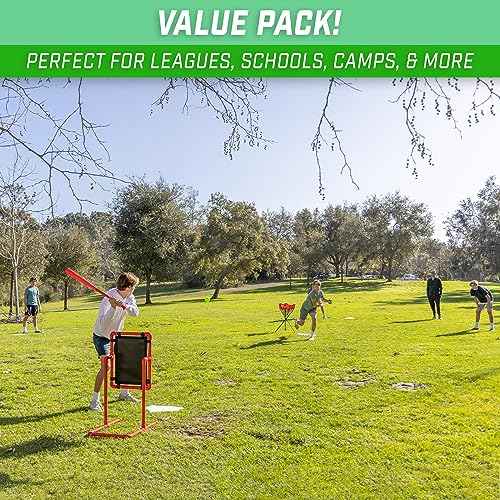 GoSports Baseball & Softball 5 Piece Base Set - Rubber Field Bases for Kids & Adults