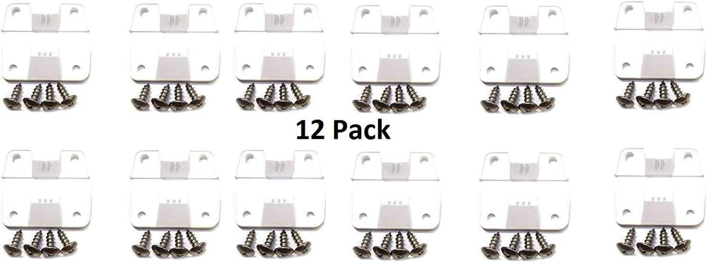 Aftermarket Coleman Cooler Replacement Hinges with Stainless Steel Screws (2 Pack)