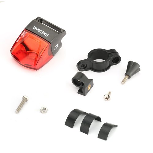 SHEAWA Energy-efficient Bicycle Light Magnetic Induction Self-Powered Bike Taillight Cycling Safety Light（No Battery Required）