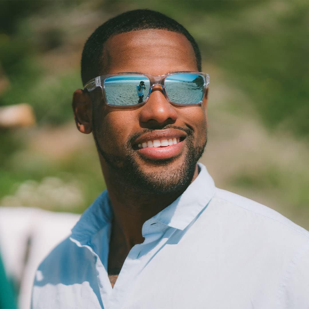 Revo Sunglasses Crawler: Polarized Lens with Performance Rectangle Wrap Frame