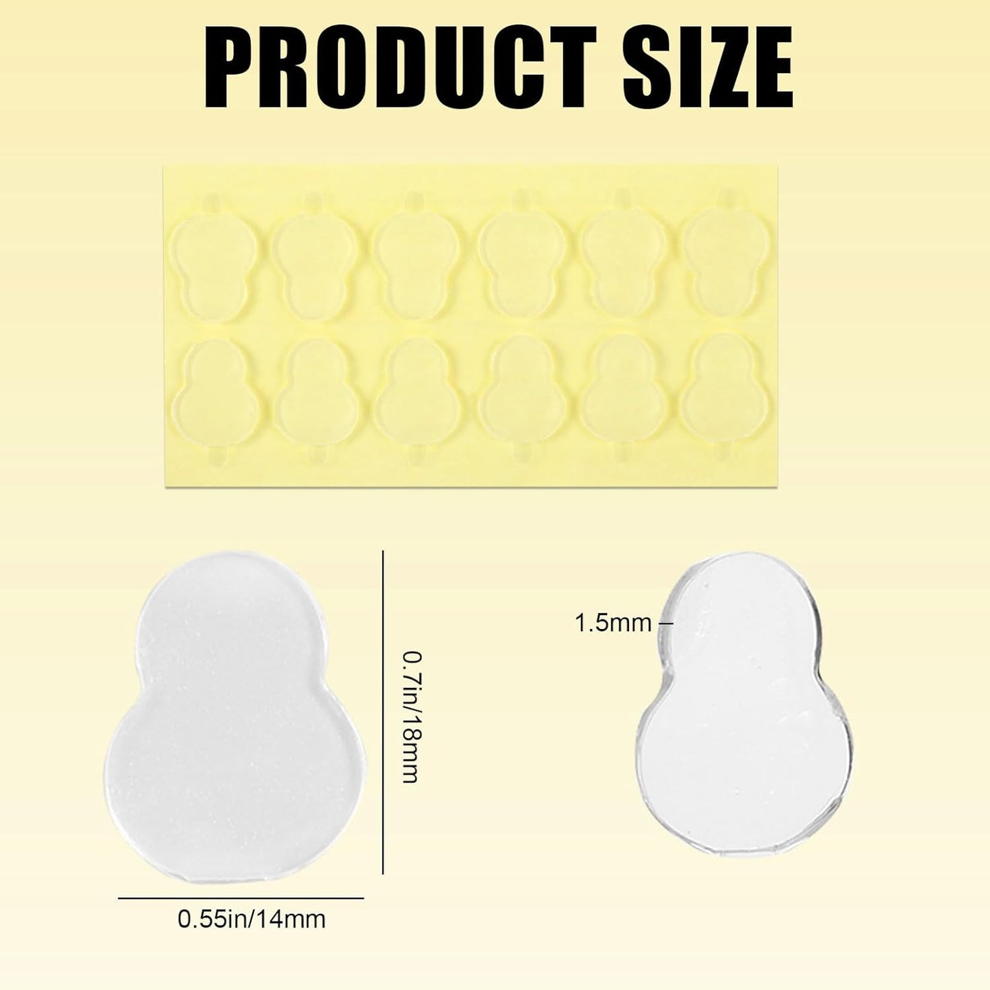 Adhesive Tape for Sonny Angel Hippers, 240Pcs Waterproof Double Sided Stickers for Sonny Baby, Nano Tape for Mini Figures Phone Accessories, Sticky Putty for Angel Doll Mini Figures Accessories