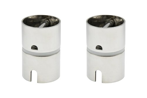 Vinland Marine 304 Stainless Steel Drop-in Boat Rod Holder Swivel Insert, Pack of 1, 2, 4, for deep sea Fishing rods, Offshore Fishing Rod, Pontoon Boat Rod Holder, Boat Rod Holders (Pack of 2)