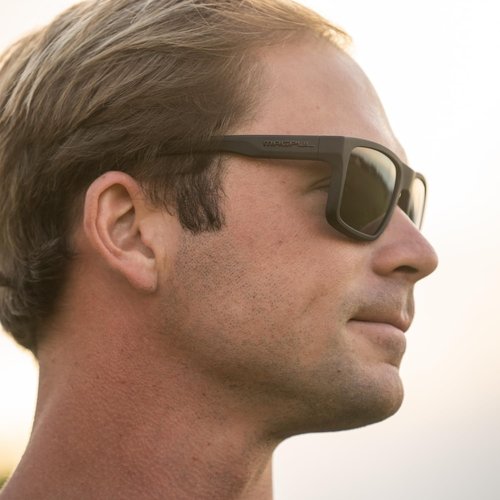 Magpul Rider Polarized Rectangular Sunglasses, Black, One Size