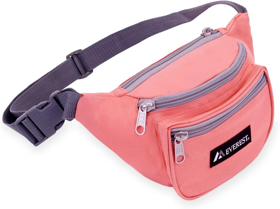 Everest Signature Coral Waist Pack - Stylish, Durable, One Size