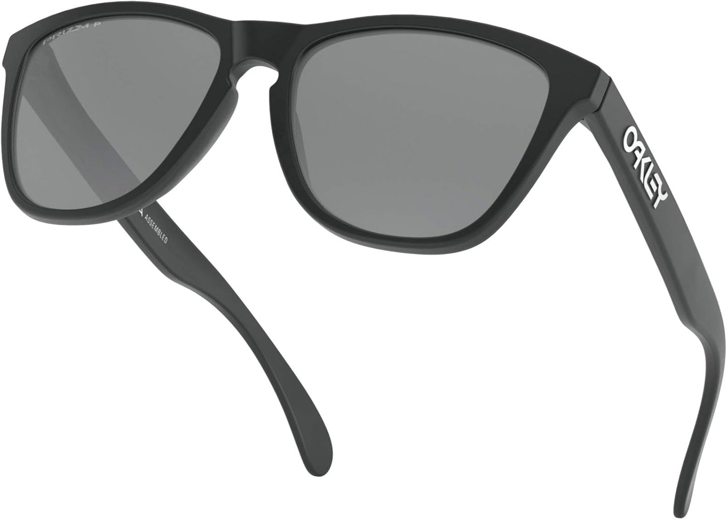 Oakley 24-297 Frogskins Polarized Sunglasses Matte Black w/Black Iridium 24 297 55mm
