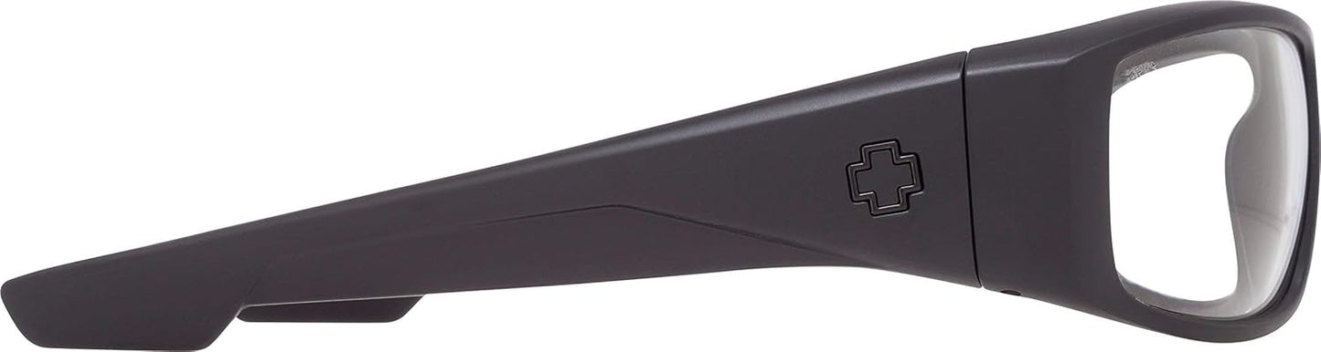SPY Logan Matte Black ANSI Rx Clear