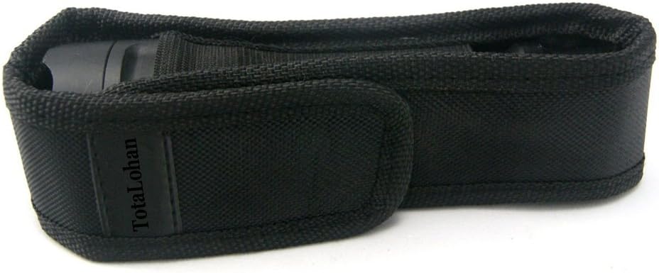 2pcs Tactical Flashlight Pouch Holster Belt Clip for 5"-7" Flash Light