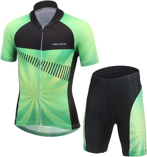 Cycling Jersey Kids,Short Sleeve Cartoon Road Mountain Bike Jersey Set/Top/Short