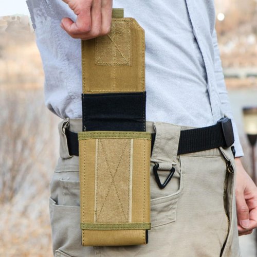 HOUSON Tactical Phone Bag, Molle Phone Case, Khaki
