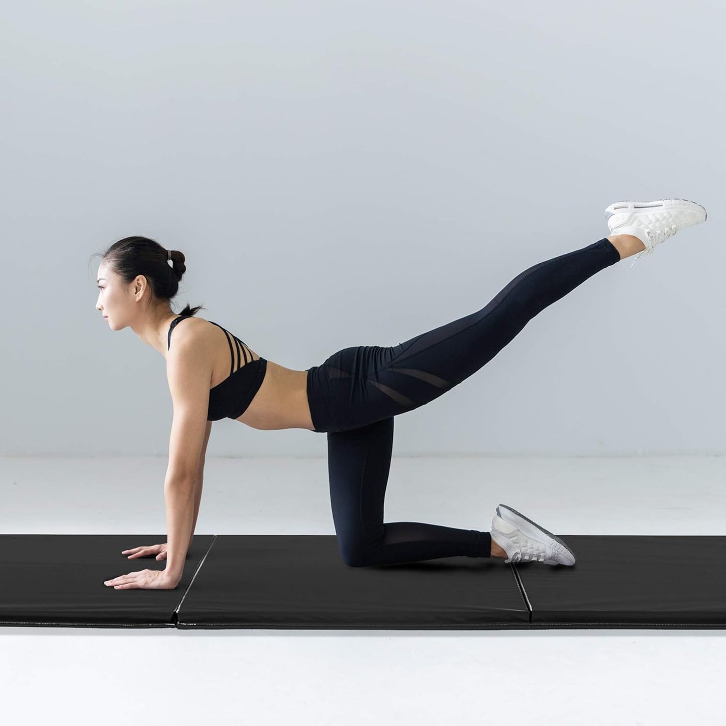 We Sell Mats 4 ft x 10 ft x 2 in Personal Fitness & Exercise Mat, Lightweight and Folds for Carrying
