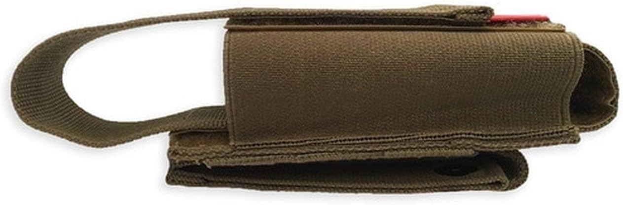 Rescue Essentials Universal Tourniquet Holder with Tab, Velcro Closure, Elastic Sides, Molle Attachment and an Adjustable Strap to Fit All Windlass Tourniquets.