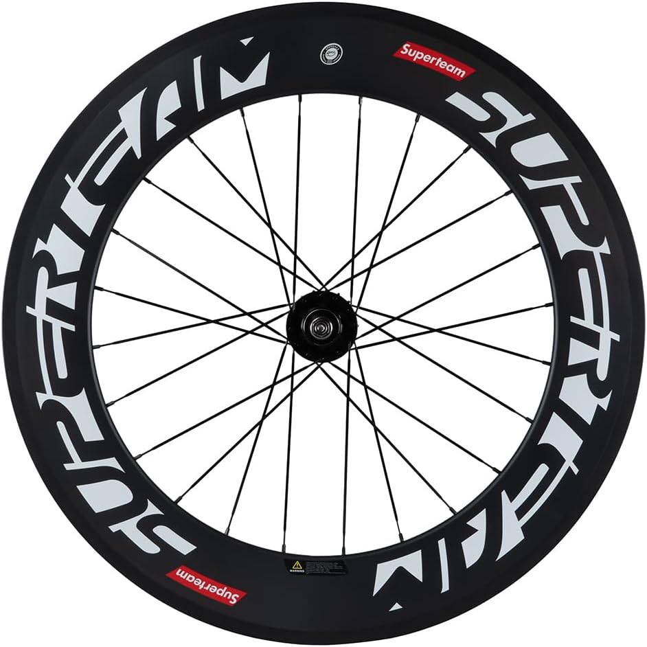 Superteam 88mm Carbon Clincher Fixed Gear Bike Wheelset 23mm Single Speed Wheel