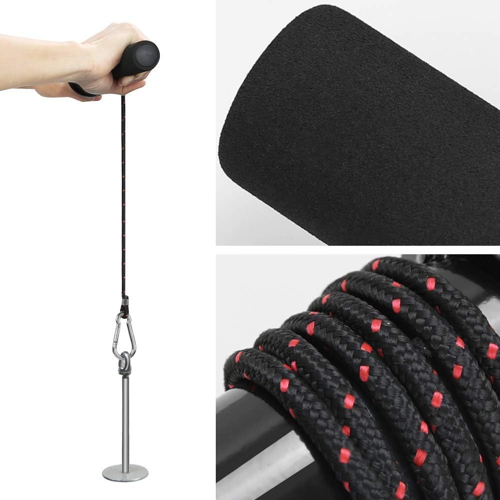 PELLOR Wrist and Forearm Blaster, Wrist Roller & Forearm Roller with Anti-Slip Grip Handles, Forearm Strength Trainer Ideal for Grip Strength, Muscle Building, Rehabilitation