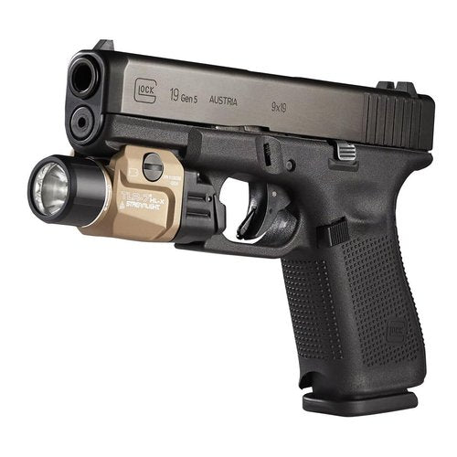 Streamlight 69459 TLR-7 HL-X USB 1000-Lumen 22000-Candela Rechargeable Rail Mounted Weapon Light, Includes Interchangeable High and Low Switches, Flat Dark Earth