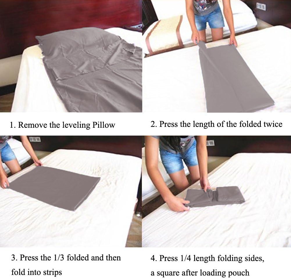 Sleeping Bag Liner Travel Sheets for Hotel Camping Sheets Travel Bed Sheets for Hotel Lightweight Single &Double Compact Sleeping Bag Sack Breathable Travel Sleeping Bag for Hotels Adult Compact Sacks