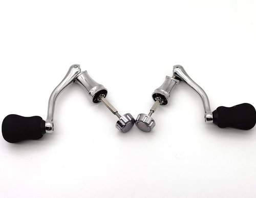 Mixed Pack Fishing Spinning Reel Handle, All-Metal, with The Grip EVA for Spinning Reels Replacement Grip Parts,2 Pack, Large,X-Large