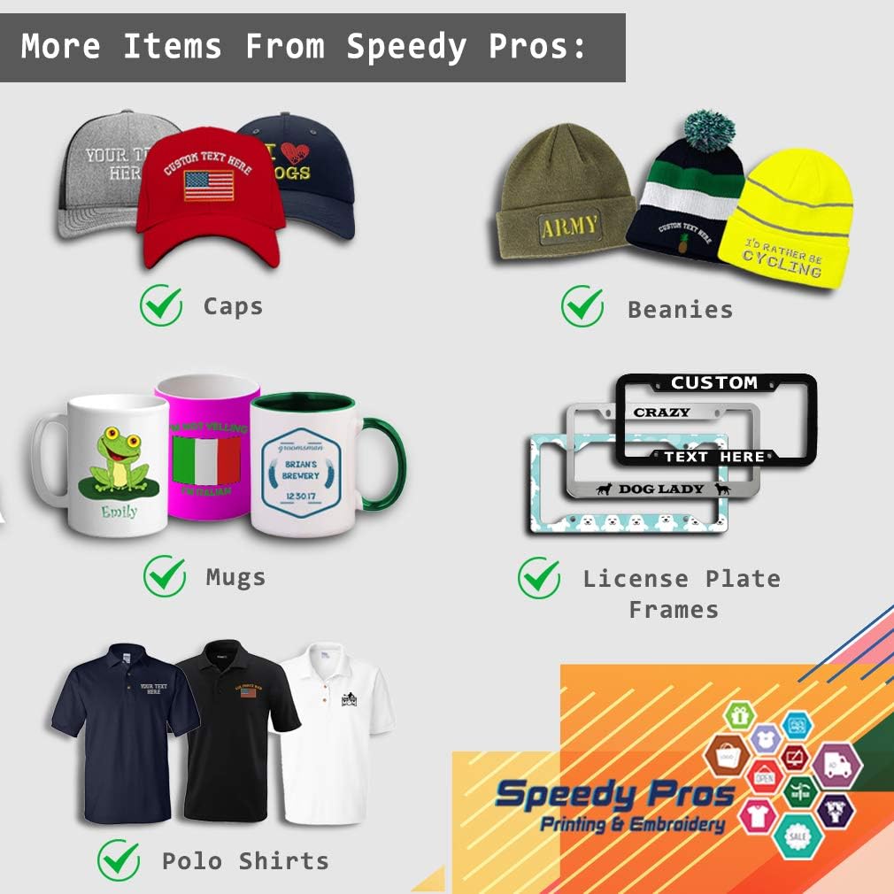 Speedy Pros Reflective Beanie for Men & Women Volunteer Firefighter Embroidery 1 Size