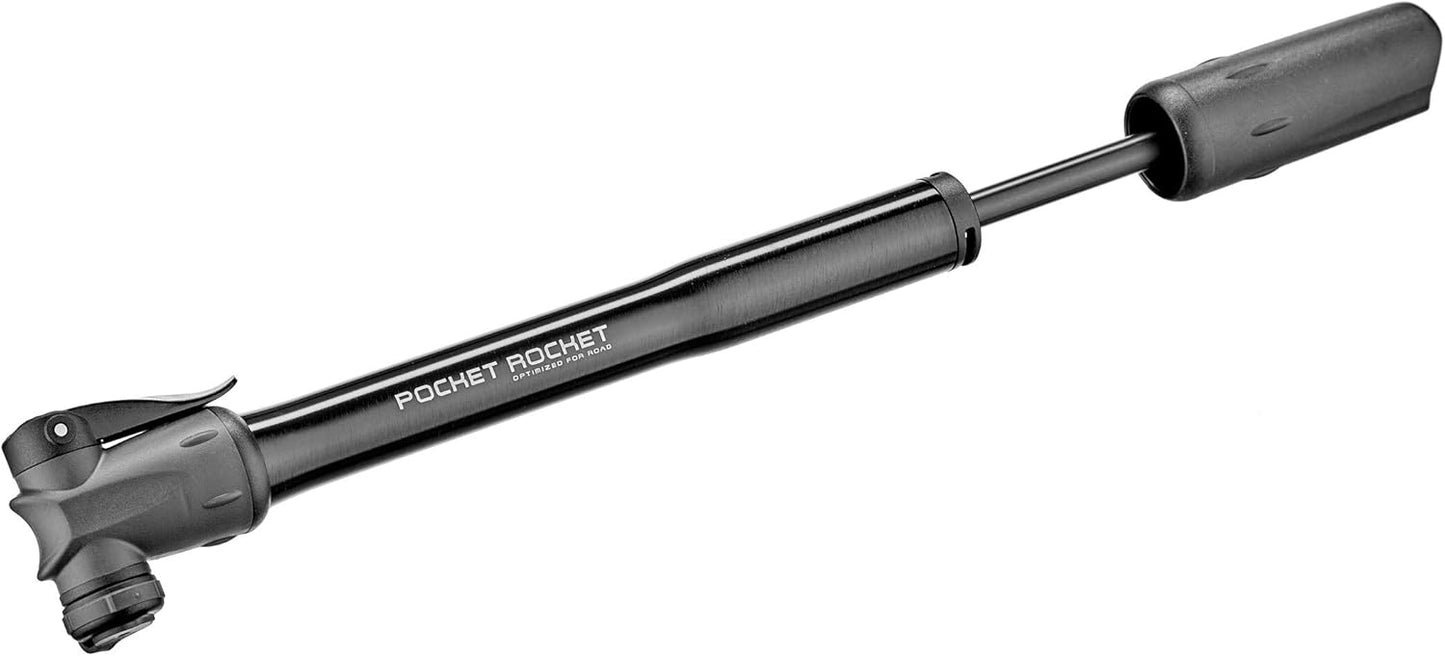 Topeak Pocket Rocket Mini Pump, Black,22.2 x 4.2 x 2.5 cm