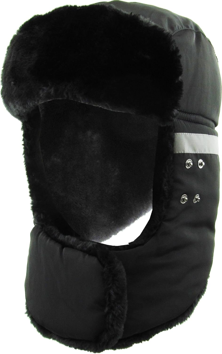 Hi Viz Trapper Warm Workwear Cold Windproof Winter Aviator Trooper Hunting Hat Ushanka Bike