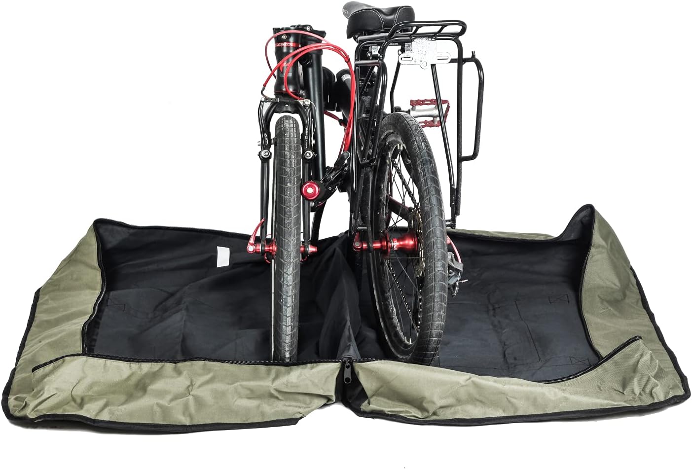 Rhinowalk Folding Bike Carry Bag 20" Thick/ 26" Thin/26 Thick Bicycle Transport Storage Case Bike Travel Bag for Air Travel,Shipping Professional Cycling Accessories