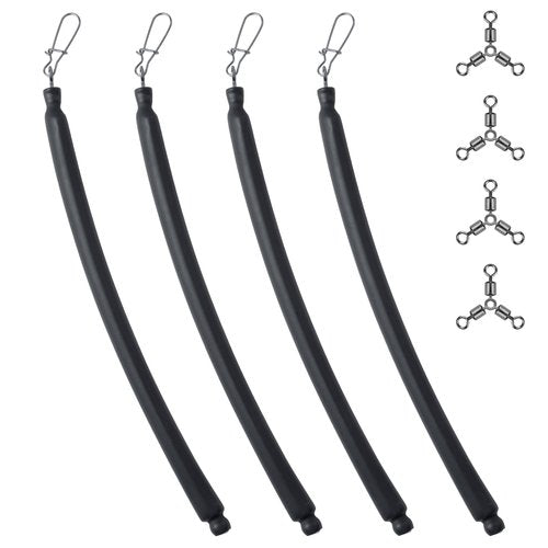 Dragging Weights for Catfishing Trolling, Drifting Dragging Sinkers, Bottom Search Lead Stick Weights and 3 Way Rig (2OZ, 4-PCS)