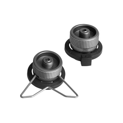 CAMPINGMOON 8oz Butane Canister Adapter Lockable Conver to Screw Type Catridge EN417 Lindal Valve Z10+Z11