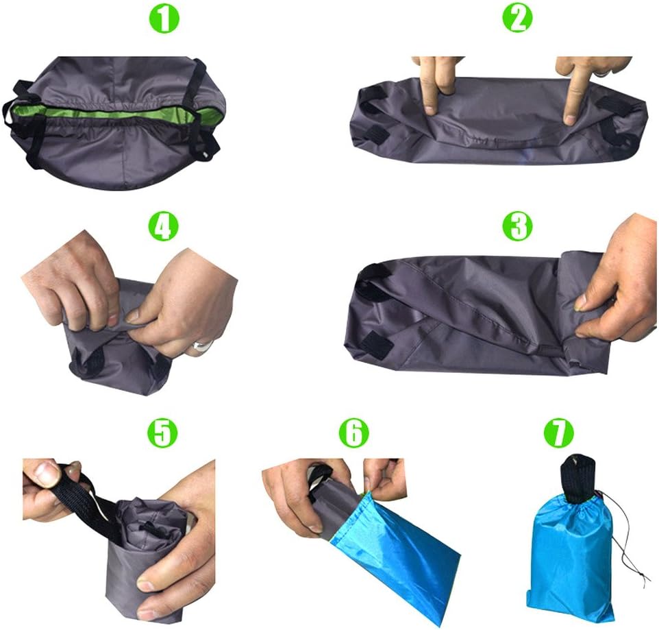 TRENDBOX Foldable Wash Basin Sink Water Bag Portable Mini 8.5L for Footbath Camping Hiking Outdoor Durable Design