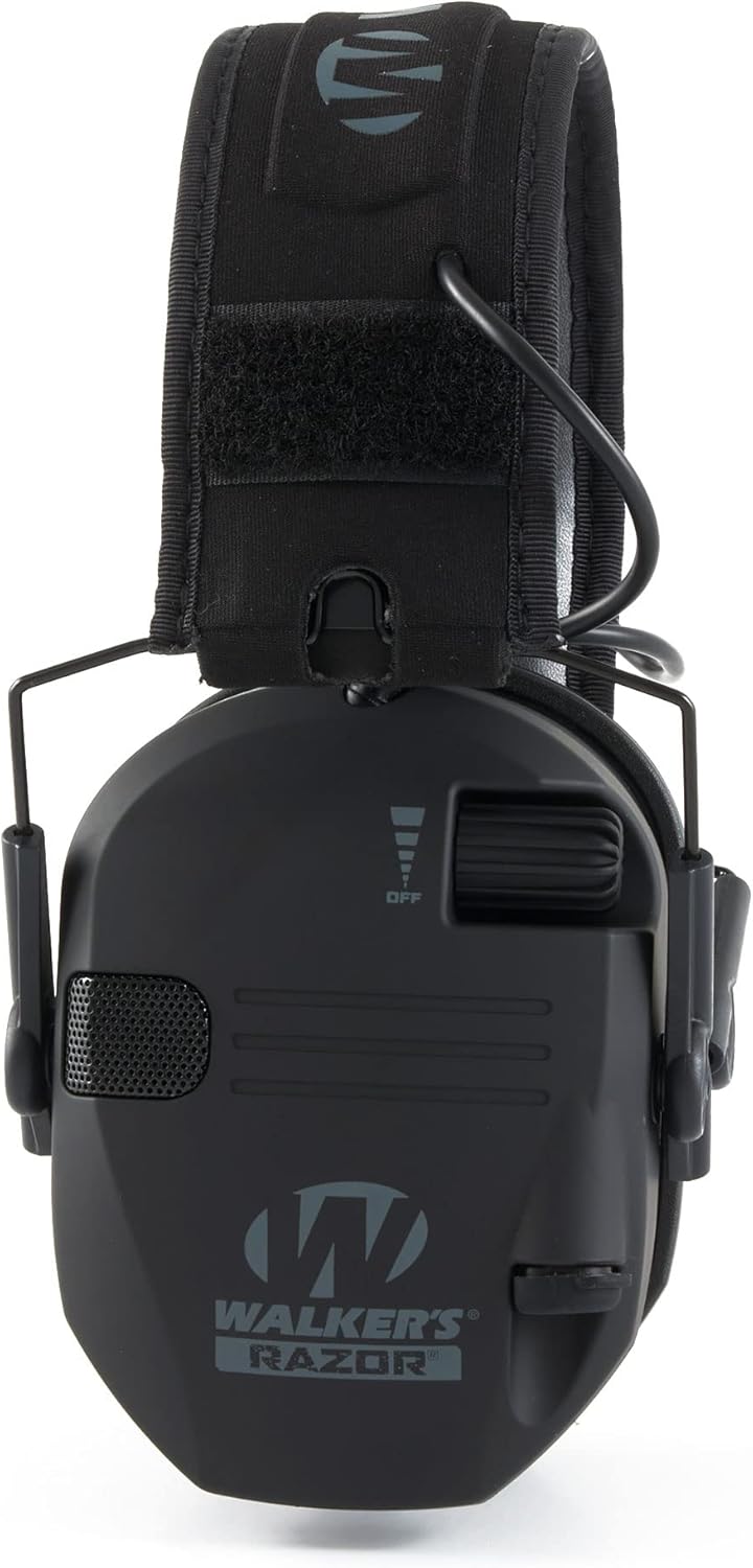 Walker's Razor Slim Shooter Electronic Hunting Folding Hearing Protection Earmuffs