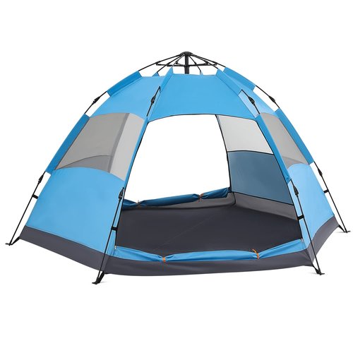 MoNiBloom Camping Tent 1-2 Person Dome Tent Ultralight Easy Set Up and Carry Family Tent Backpacking Portable Lightweight Tent for Outdoor Beach Backpacking Hiking Car Trip, Blue