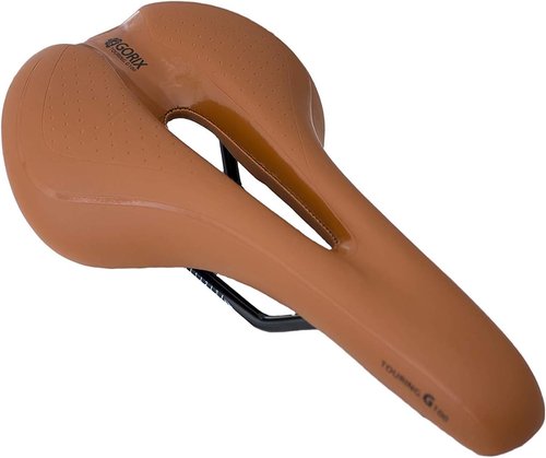 GORIX Bike Saddle Seat Comfortable Cushion with Rail Mountain Road Bicycle for Men and Women (GX-C19)