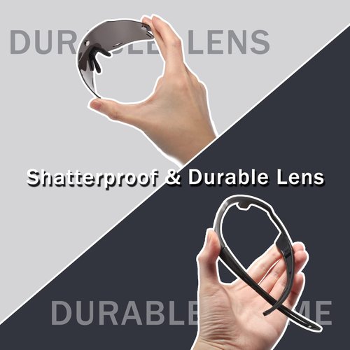 MALIDAK Mens Womens Sunglasses UV400 Protection Sports Magnetic Shades for Cycling, Running, Baseball, Fishing