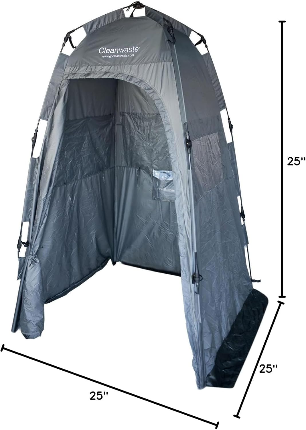 Spacious Portable Privacy Tent for Outdoor Showers, Changing Room & Compatible for Cleanwaste Camping Toilet - Surfing, Beach, Hiking, Ice Fishing & More - 6 ½ Ft. Tall with 4”x4”of FloorSpace