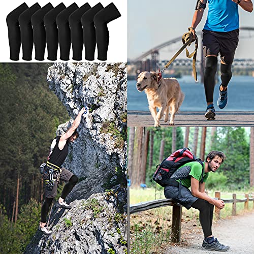 Tatuo Compression Leg Sleeves UV Protection Black 8