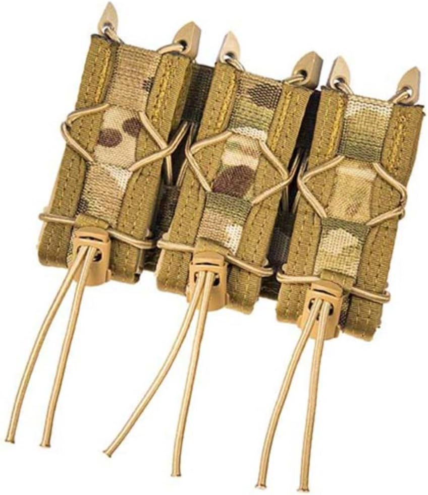 Triple Pistol Taco MOLLE Mag Pouch - Tactical Magazine Holder for Police & Military Gear