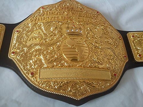 Adult Replica Big Gold Wrestling Championship Belt Title