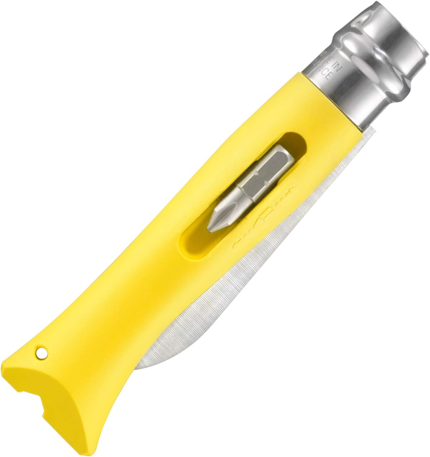 Opinel No.09 DIY - Stainless Steel Folding Pocket Knife and Multi-Tool, Wire Stripper, Screwdriver, Made in France