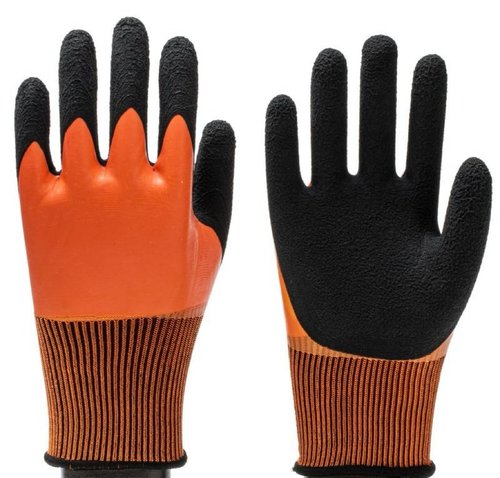 Women Men Waterproof Fishing Gloves,Anti-Slip Catch Fish Gloves,Puncture Proof Fishing Gloves for Handling,Catching,Cleaning (Orange)