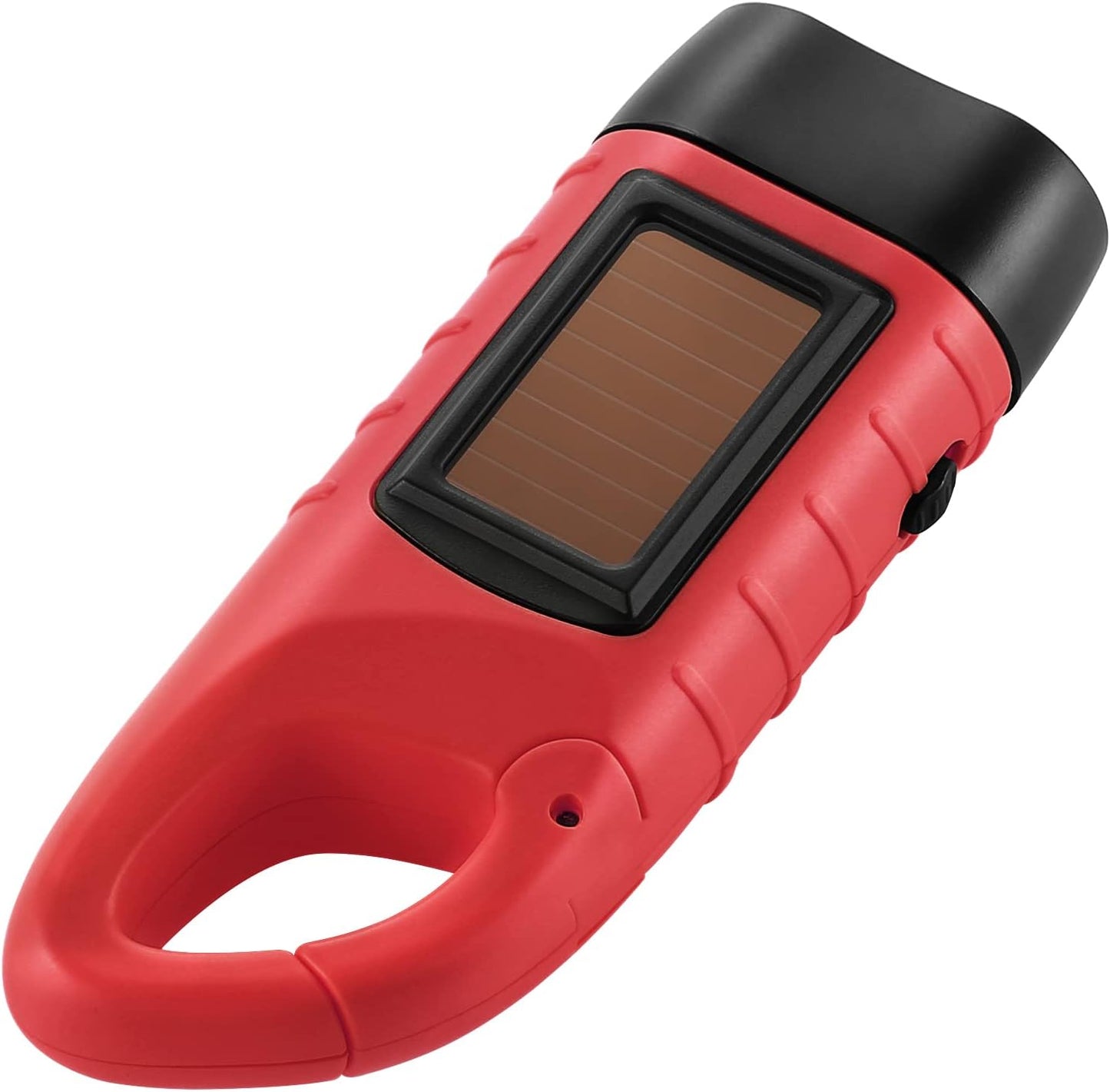 Simpeak 2-Pack Hand Crank Solar Powered LED Flashlight, Emergency Survival Flashlight Torch for Outdoor Sports, Green
