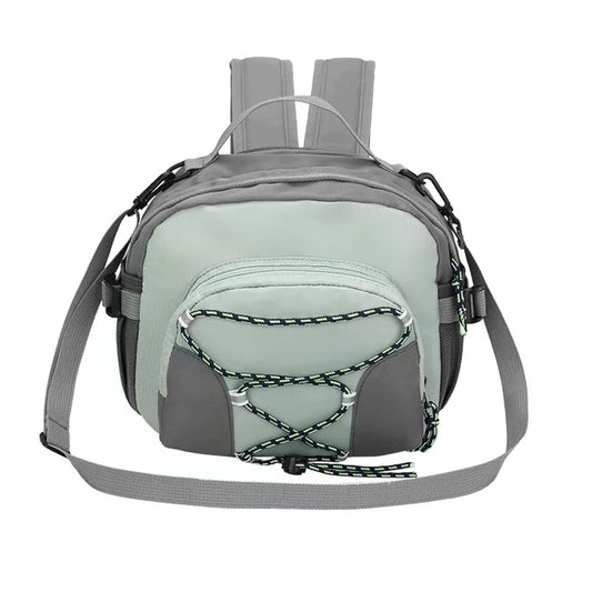 JENAGREEN Waterproof Sling Backpack Crossbody Sling Bag for Women Men, Multipurpose Travel Hiking Adjustable Chest Bag Casual Daypack with Anti-theft Pocket