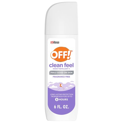 OFF! Clean Feel Insect Repellent Spritz with 20% Picaridin, Bug Spray with Long Lasting Protection from Mosquitoes, Feels Good on Skin, 6 oz