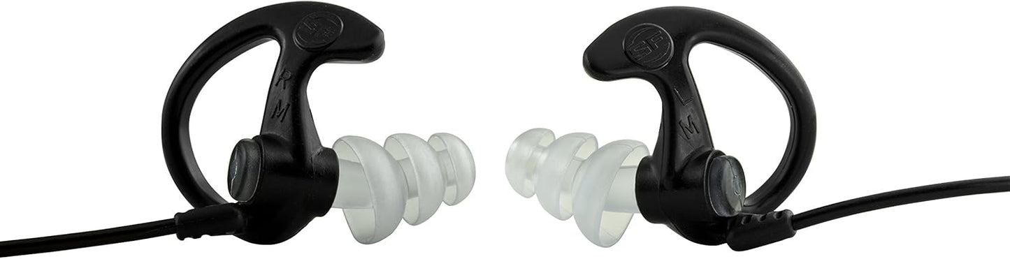 SureFire EP5 Sonic Defenders Max Full-Block Earplugs, triple flanged design, reusable
