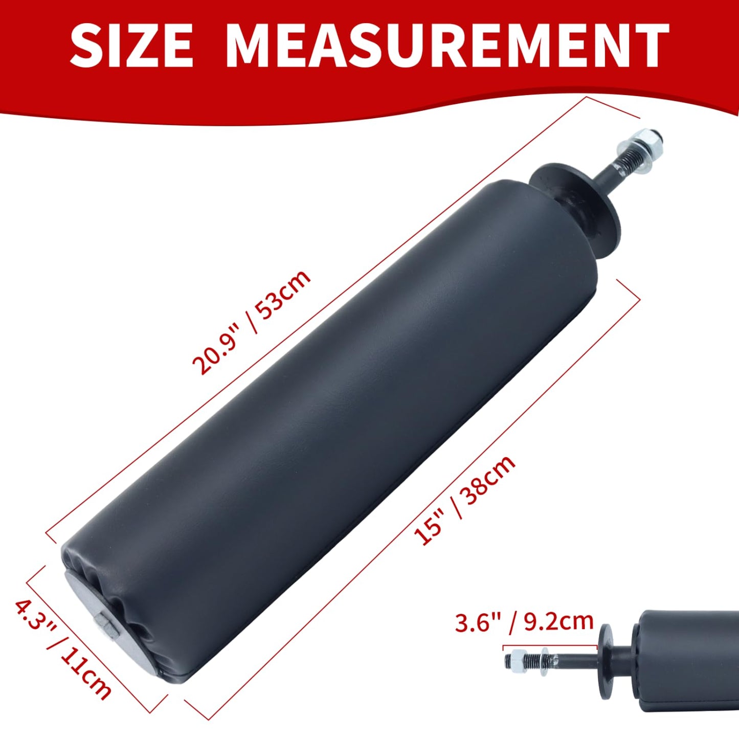 MARLANG Single Leg Squat Roller for Squat Rack Power Rack Attachments Bulgarian Split Squat for Workout Equipment Home Gym Accessories
